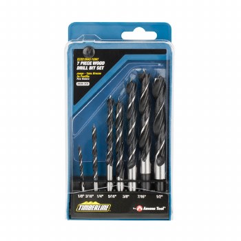 7PC BRAD POINT DRILL BIT SET