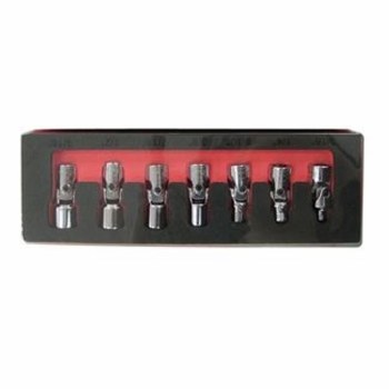 7 PC 1/4" DR 6 PT FLEX SOCKET