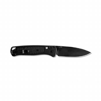BUGOUT, BLACK HANDLE, BLACK BLADE