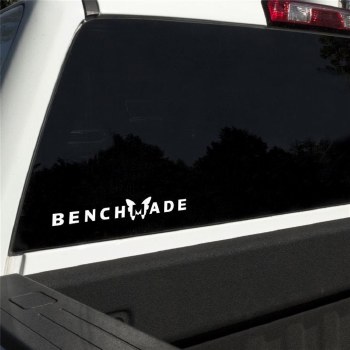 8" WHITE DECAL