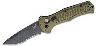 CLAYMORE: GREEN W/BLK SERR BLD