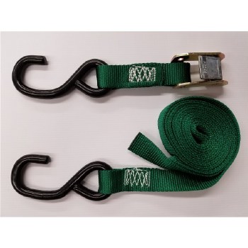 1"x9' GREEN PULL STRP, 2 S HKS