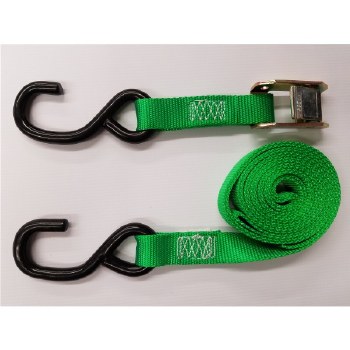 1"x9' HOT GRN PULL STRP, 2 S H