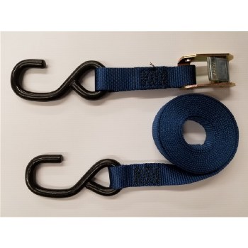 1"x9' NAVY PULL STRP, 2 S HKS