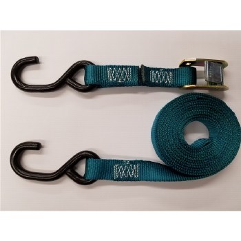 1"x9' TEAL PULL STRP, 2 S HKS