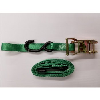 1"x9' GREEN RAT STRP, 2 S HKS