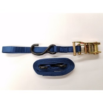1"x9' NAVY RAT STRP, 2 S HKS
