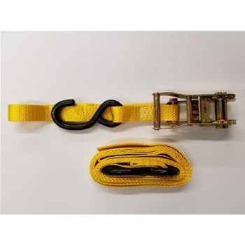 1"x9' YELLOW RAT STRP, 2 S HKS