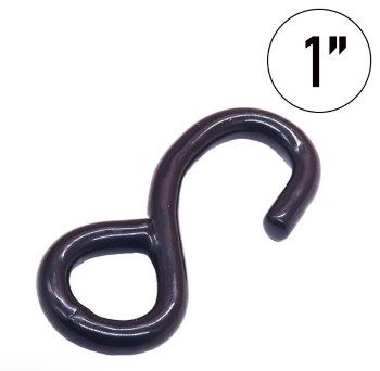 S-HOOK RBR COATED 1" X 3300#