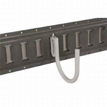 J-HOOK,E-TRACK,4.25" RND WHITE