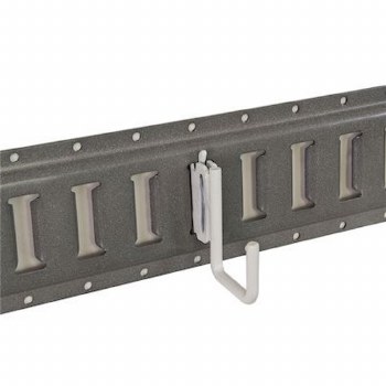 J-HOOK, E-TRACK 2.50" SQ WHITE