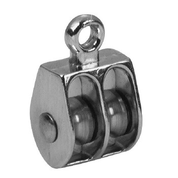 1-1/2" DBL RIGID PULLEY 90#