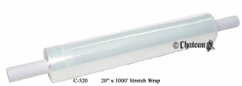 CLEAR STRETCH WRAP 20" X 1000'