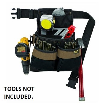 5 PKT NAIL/TOOL BAG W/BELT