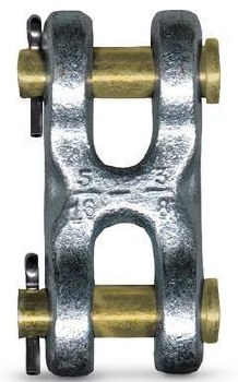 DBL CLEVIS 3/8 ZINC PLATE
