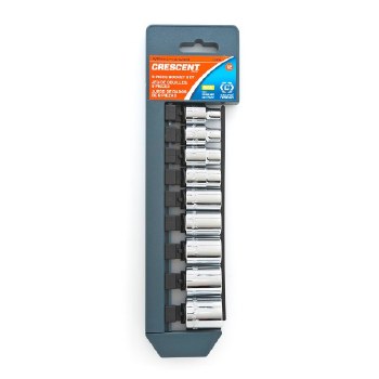 9PC 3/8" DR STANDARD SAE SOCKET SET