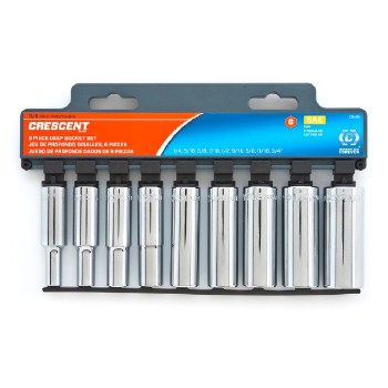 9PC 3/8" DR DEEP SAE SOCKET SET