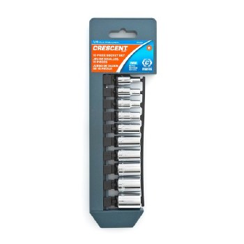 10pc 1/4" DR SHALLOW METRIC SOCKET SET