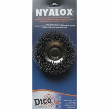 3" 5/8-11 GRAY NYALOX CUP BRSH