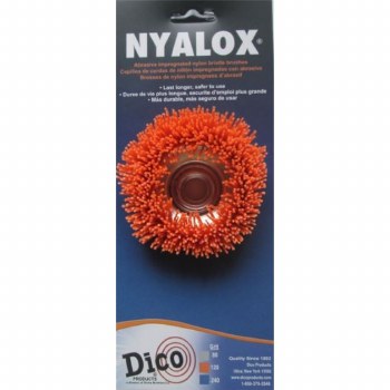 3" 5/8-11 ORG NYALOX WHEEL BSH