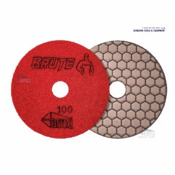 4" 100 GRIT DRY POLISH PAD