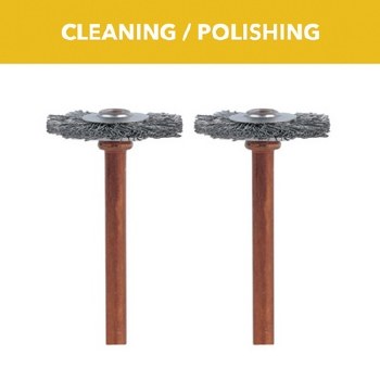 3/4" Stainless Stl Brushes 2pk