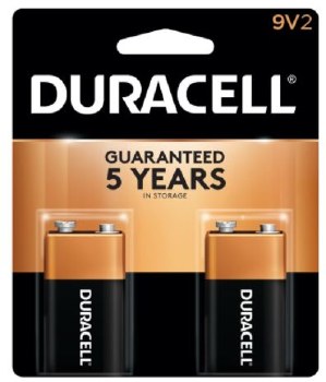 9V Battery, 2/PK