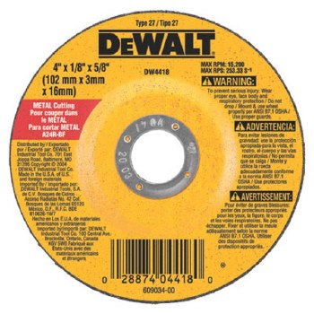 4" METAL  CUTTING WHEEL