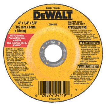 4"  METAL GRIND WHEEL
