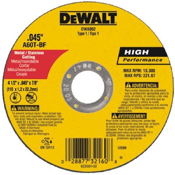 3" x .035" x 3/8" CUT-OFF WHEEL