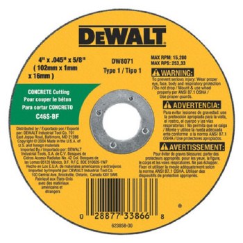 4" x .045 X 5/8 THIN CUT-OFF