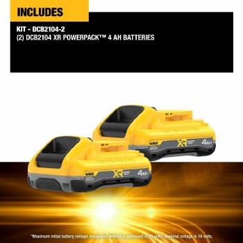 2 PACK 20V XR PP 4AH BATTERYS
