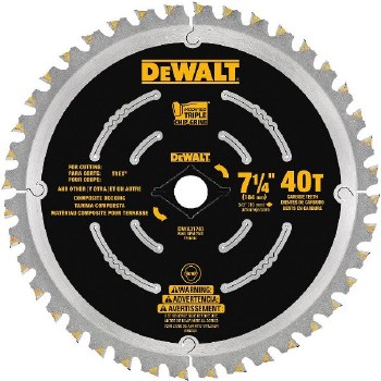 7-1/4" 40T DECKING SAW BLADE