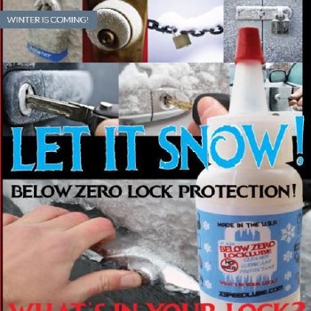 BELOW ZERO LOCK LUBE