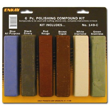6PC POLISHING COMPOUND KIT 4OZ