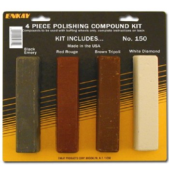 4PC POLISHING COMPOUND KIT 4OZ