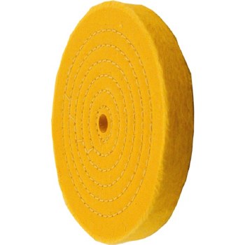 6" CLOTH BUFFING WHEEL YELLOW