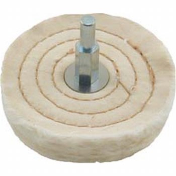 4" BUFF WHL 60 PLY 1/4" SHANK