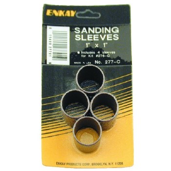 4PC SANDING SLVS 1" x 1"
