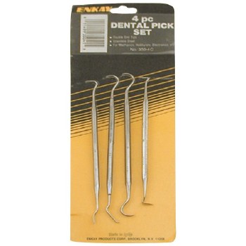4PC DENTAL PICK SET
