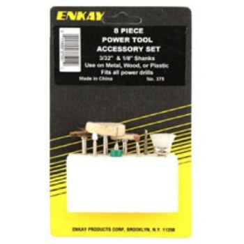 8PC MINI DRILL ACCESSORY SET