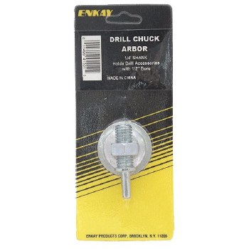 DRILL CHUCK ARBOR 1/4" SHANK