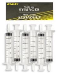 6 PC. SMALL SYRINGE 10 MIL