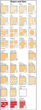 REDOAK  SCREW COVERS 1SHEET