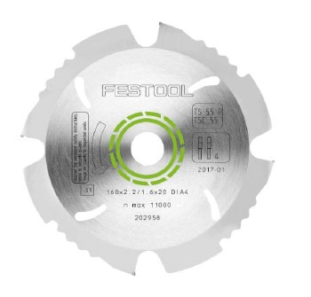 CONCRETE FIBR BOARD BLADE TS55