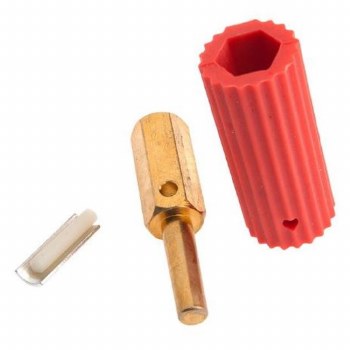 PLUG MALE W/RED INS (MILLER)