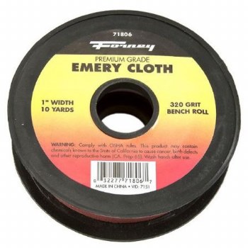 EMERY CLOTH 1"X10YD 320 GT