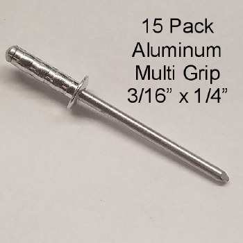 15PK ALUM RIVETS MULTI GRIP