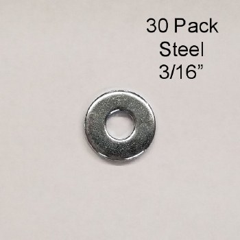 40PK STEEL WASHER 3/16"