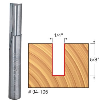1/4" x 5/8" TWO FLUTE BIT
